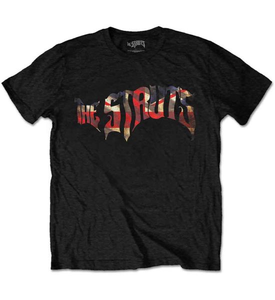 The Struts: Union Jack Logo - Black T-Shirt