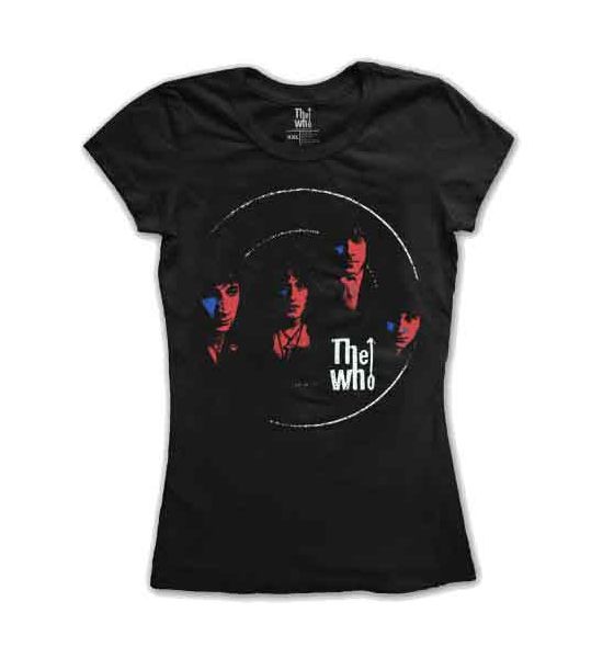 The Who: Soundwaves - Ladies Black T-Shirt