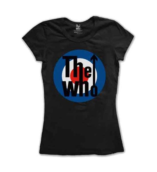 The Who: Target Classic - Ladies Black T-Shirt