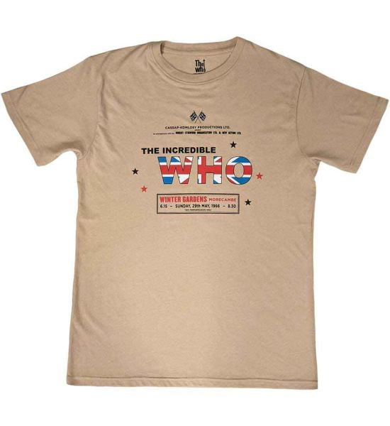 The Who: The Incredible - Sand T-Shirt