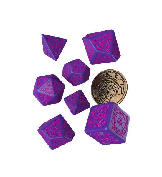 The Witcher: Dandelion The Conqueror of Hearts Dice Set (7) Preorder