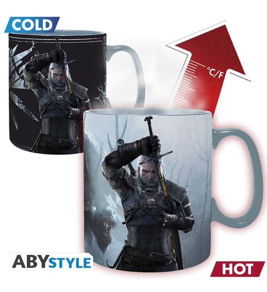 The Witcher: Geralt & Ciri Heat Change Mug