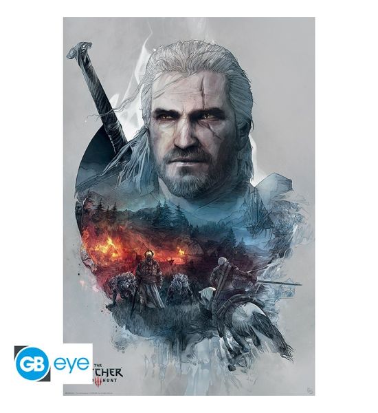 The Witcher: Geralt Poster (91.5x61cm)