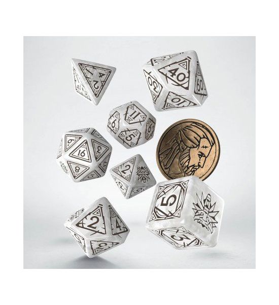 The Witcher: Geralt The White Wolf Dice Set (7) Preorder