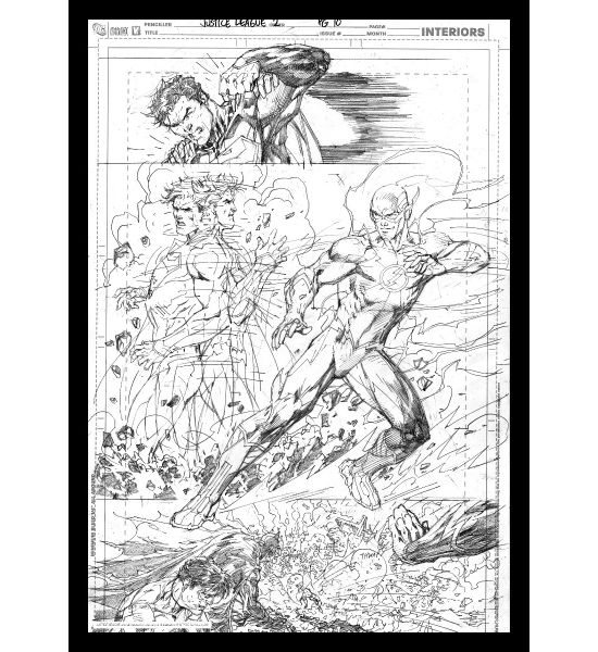 Superman and Flash: Comic Book Art Print Preorder