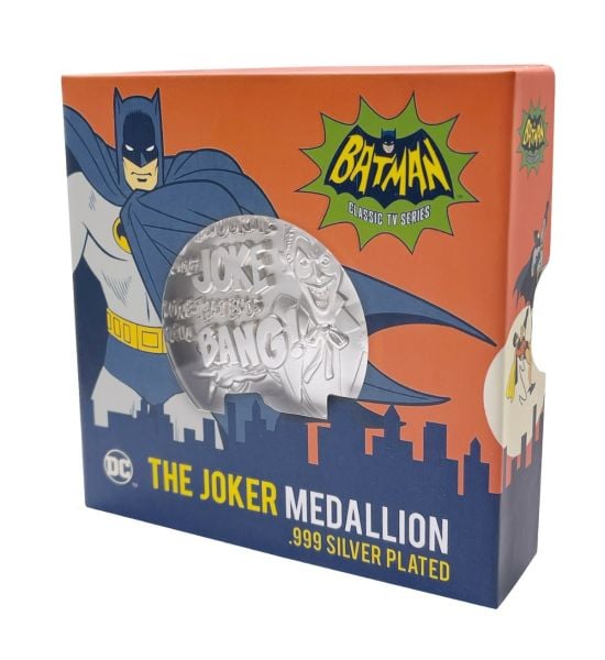 Batman: The Joker Limited Edition .999 Silver Plated Medallion