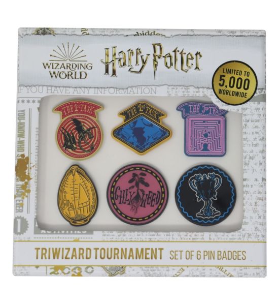 Harry Potter: Limited Edition Triwizard Tournament Pin Badge Set Preorder