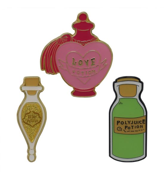 Harry Potter: Set of 3 Potions Pin Badges Preorder