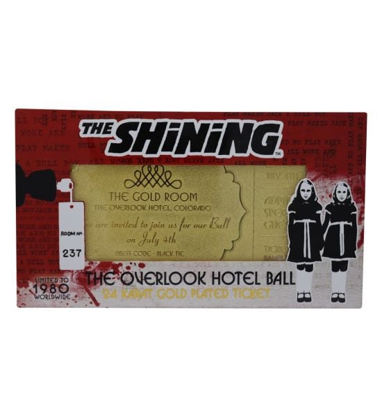 The Shining: Limited Edition 24k Gold Plated The Overlook Hotel Ball Ticket