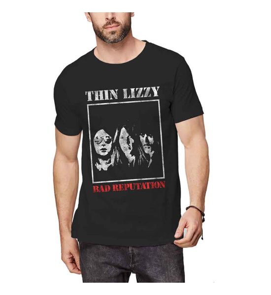 Thin Lizzy: Bad Reputation - Black T-Shirt