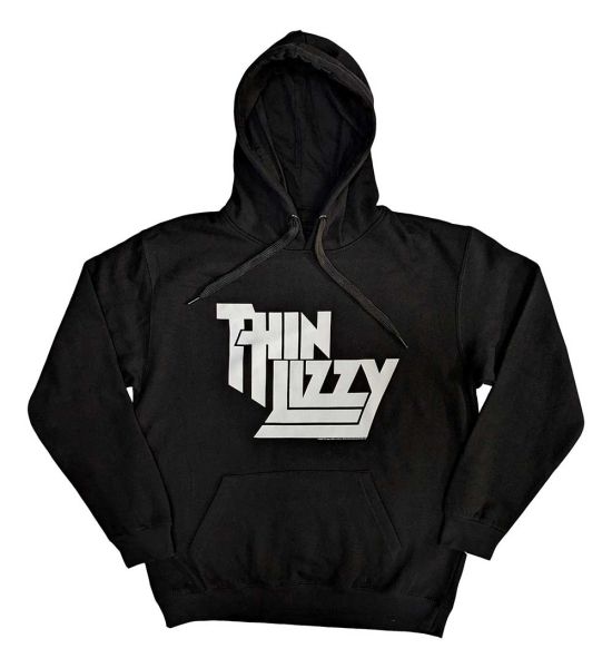 Thin Lizzy: Stacked Logo - Black Pullover Hoodie