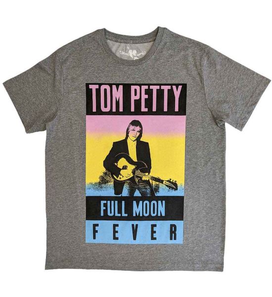 Tom Petty & The Heartbreakers: Full Moon Fever (Soft Hand Inks) - Sports Grey T-Shirt