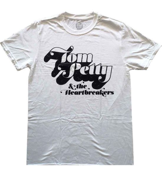 Tom Petty & The Heartbreakers: Logo - White T-Shirt