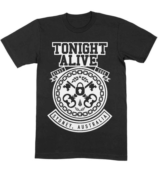 Tonight Alive: TA Keys - Black T-Shirt