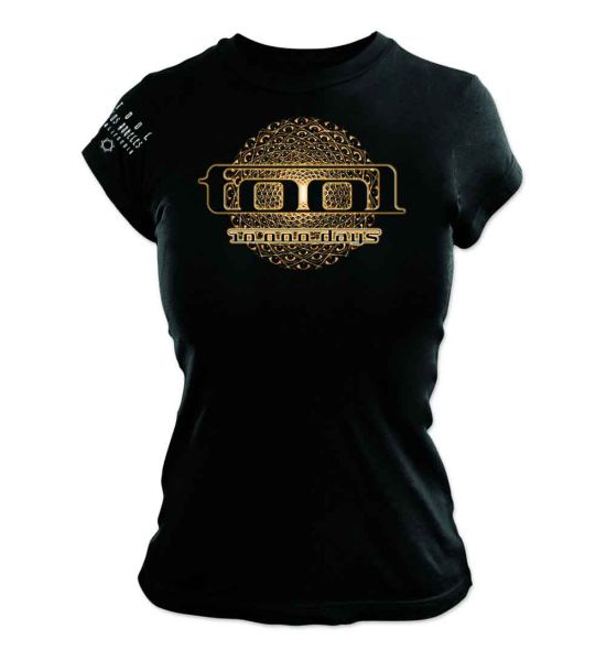 Tool: Eye Geo Glow (Sleeve Print) - Ladies Black T-Shirt