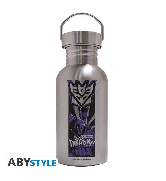 Transformers: Peace Through Tyranny 500ml Canteen Stainless Steel Bottle Preorder