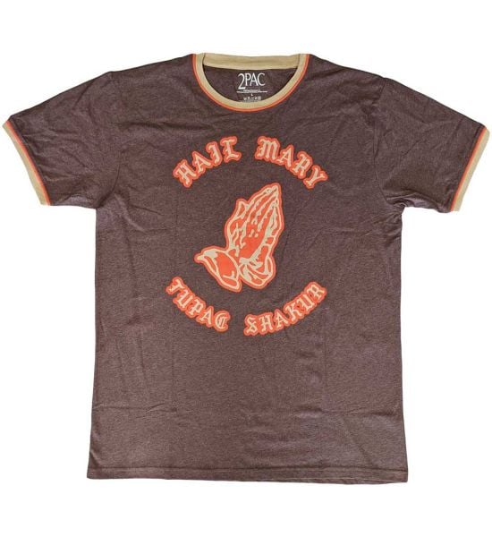 Tupac: Hail Mary - Brown, Orange & Sand T-Shirt