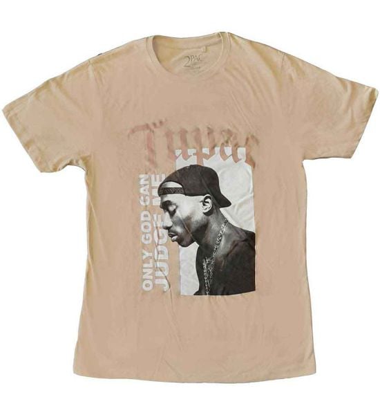 Tupac: Only God - Sand T-Shirt