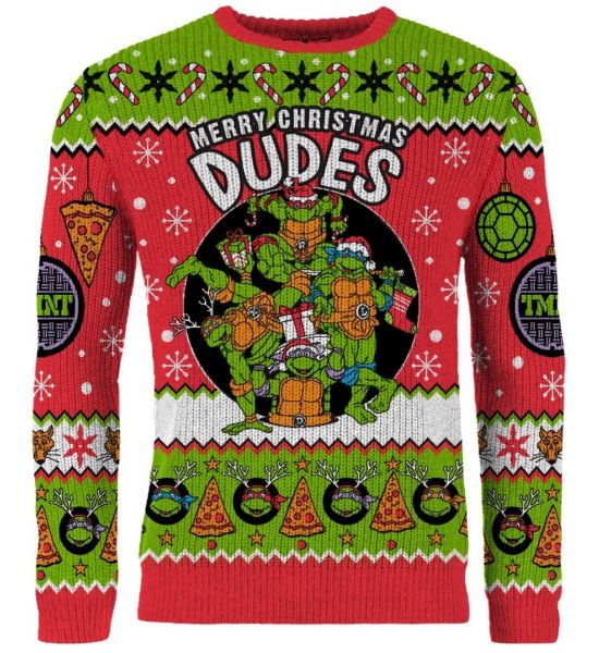 Teenage Mutant Ninja Turtles: Heroes In A Half-Sled Ugly Christmas Sweater/Jumper