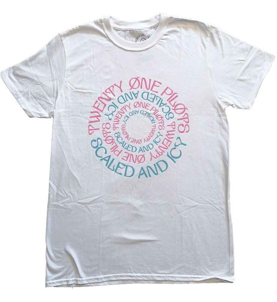 Twenty One Pilots: Circular - White T-Shirt