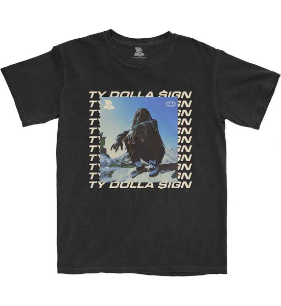 Ty Dolla Sign: Global Square - Black T-Shirt