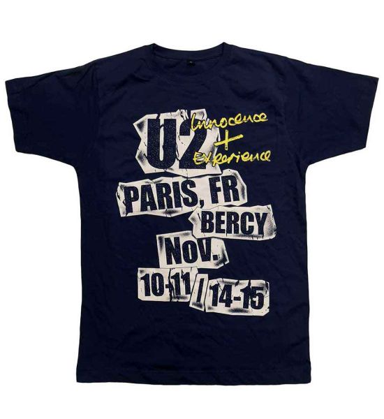 U2: I+E Paris Event 2018 - Dark Navy Blue T-Shirt