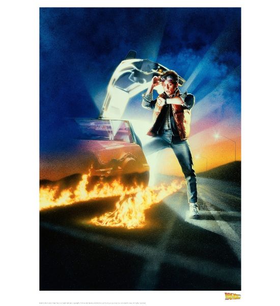 Back To The Future: Film Poster Art Print Preorder