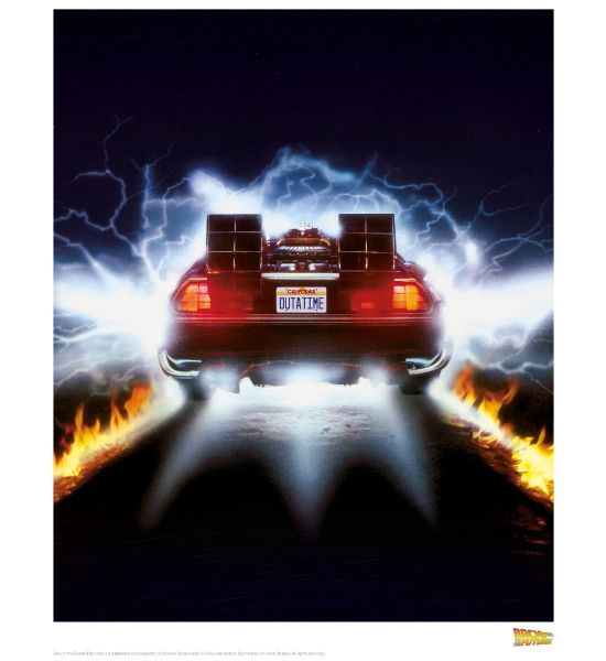 Back To The Future: Rear View Art Print