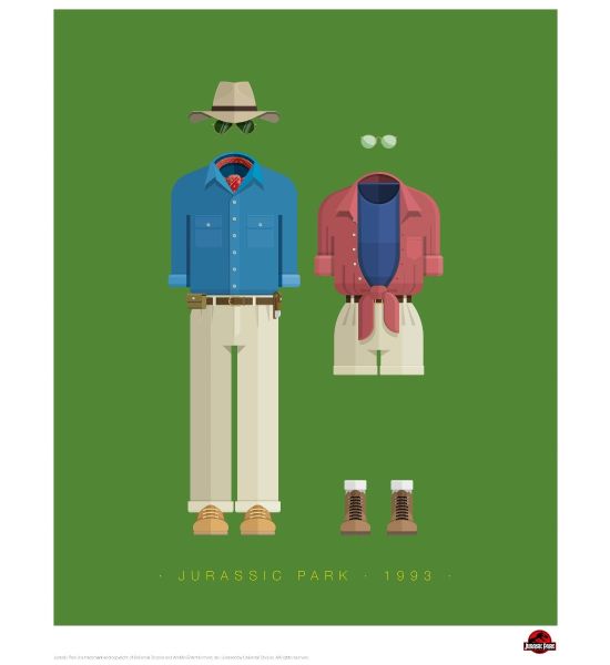 Jurassic Park: Costumes Limited Edition Art Print