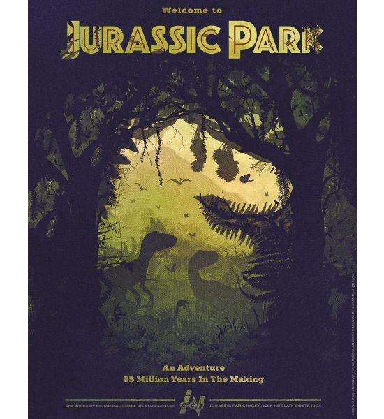 Jurassic Park: Cutout Limited Edition Art Print