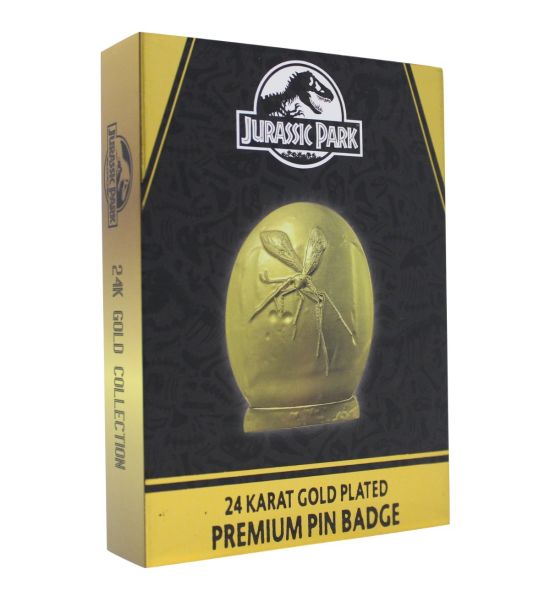 Jurassic Park: 24K Gold Plated XL Premium Pin Badge