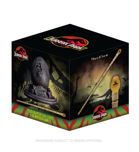 Jurassic Park: 30th Anniversary Replica Egg & John Hammond Cane Set