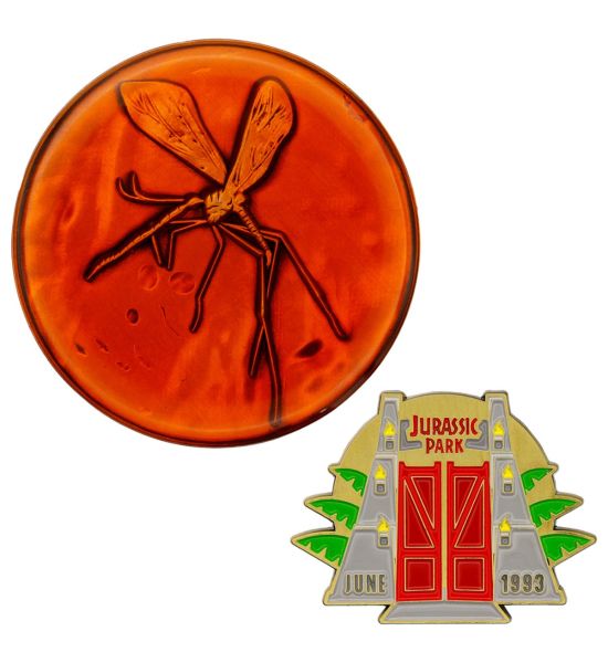 Jurassic Park: Medallion and Pin Set