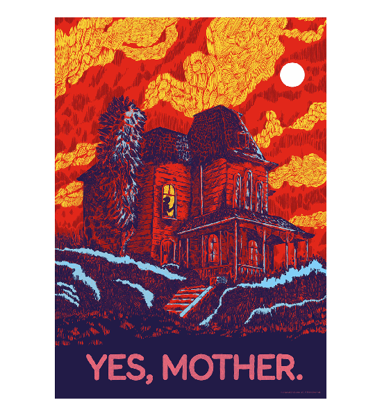 Alfred Hitchcock: 'Yes, Mother' Limited Edition Art Print