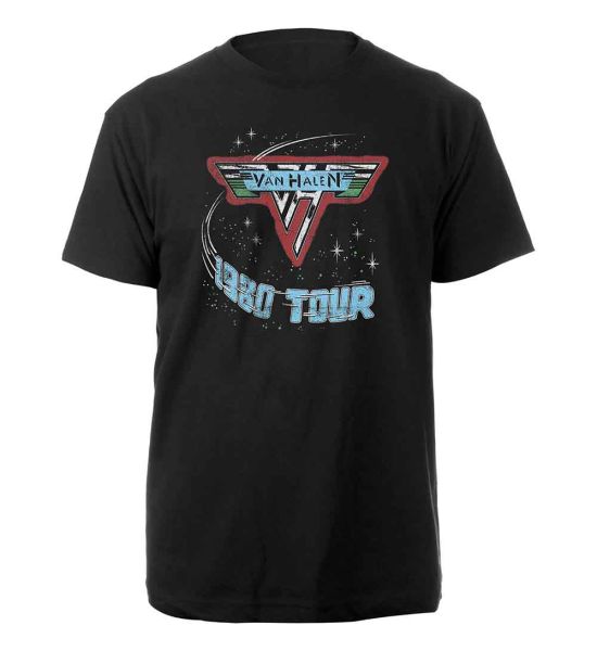 Van Halen: 1980 Tour - Black T-Shirt