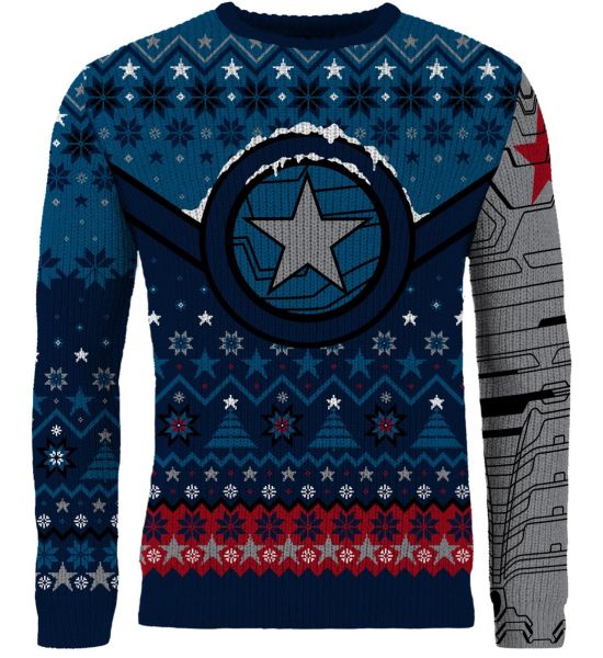 The Winter Soldier: Star Of Bucky Ugly Christmas Sweater