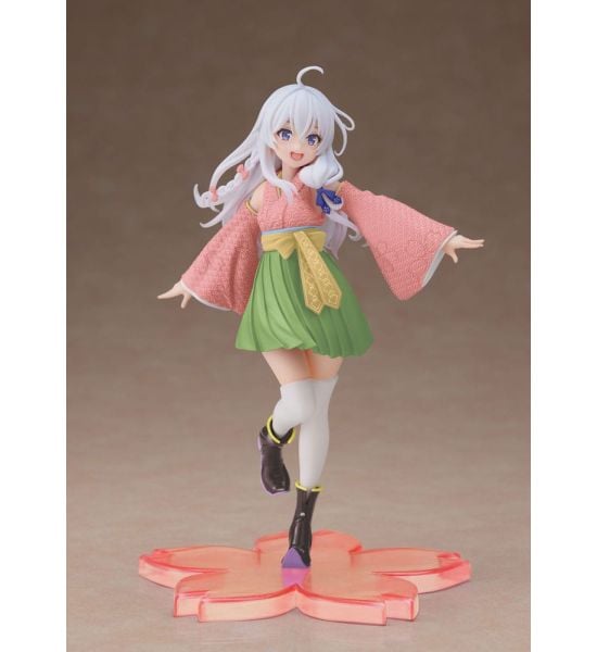 Wandering Witch: The Journey of Elaina: Elaina PVC Statue Sakura Kimono Ver. Renewal Edition (20cm)