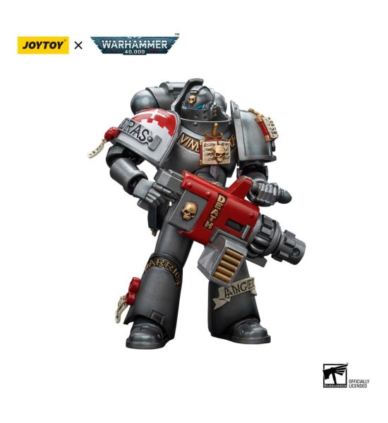 Warhammer 40,000: JoyToy Figure - Grey Knights Strike Squad Grey Knight with Psycannon (1/18 scale) (12cm)