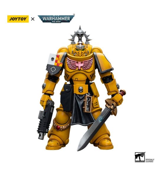 Warhammer 40,000: JoyToy Figure - Imperial Fists Lieutenant with Power Sword (1/18 scale) (12cm)