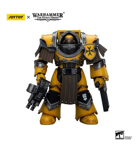 Warhammer: JoyToy Figure - Imperial Fists Legion Cataphractii Terminator Squad Legion Cataphractii with Chainfist (1/18 scale) (12cm) Preorder