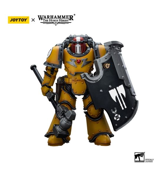 Warhammer: JoyToy Figure - Imperial Fists Legion MkIII Breacher Squad Sergeant with Thunder Hammer (1/18 scale) (12cm)