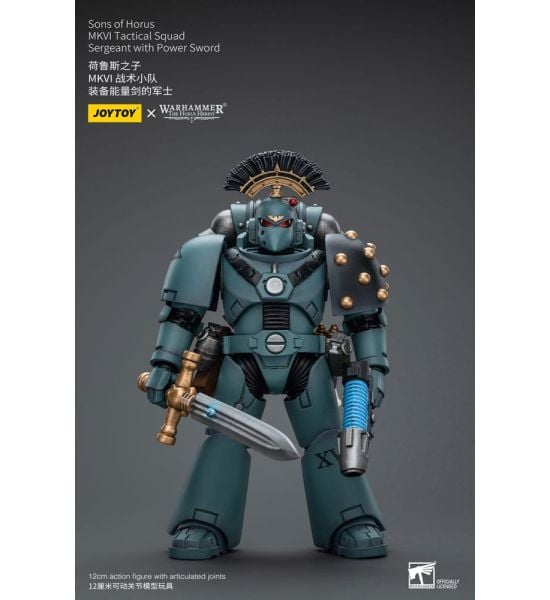 Warhammer: JoyToy Figure - Sons of Horus MKVI Tactical Squad Sergeant with Power Sword (1/18 scale) (12cm) Preorder