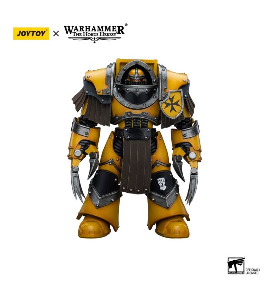 Warhammer The Horus Heresy: JoyToy Figure - Imperial Fists Legion Cataphractii Terminator Squad Cataphractii with Lightning Claws (1/18 scale) (12cm) Preorder