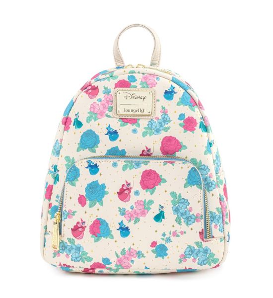 Sleeping Beauty: Floral Fairy Godmother Loungefly Mini Backpack