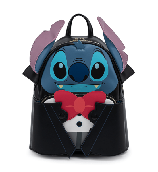 Lilo and Stitch: Vampire Stitch Bow Tie Loungefly Mini Backpack