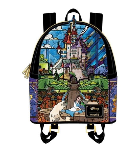 Beauty and the Beast: Disney Princess Castle Series Belle Loungefly Mini Backpack