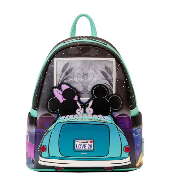 Loungefly Disney: Mickey and Minnie Date Night Drive-In Mini Backpack