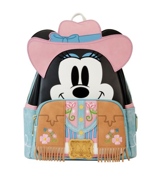 Loungefly Disney: Western Minnie Mouse Cosplay Mini Backpack