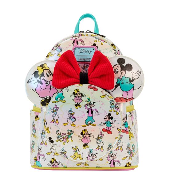 Loungefly Disney: 100 AOP Ear Holder Mini Backpack