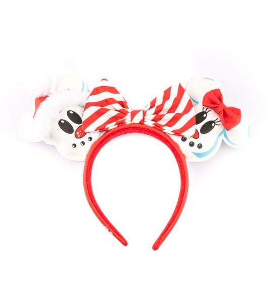 Loungefly Disney: Snowman Mickey and Minnie Mouse Headband